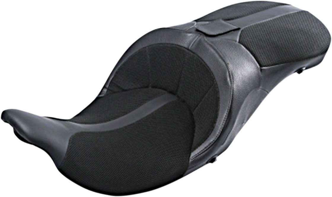 Danny Gray TourIST 2-Up Seat With Frame Mount Backrest Capability For Harley Touring 2008-2025