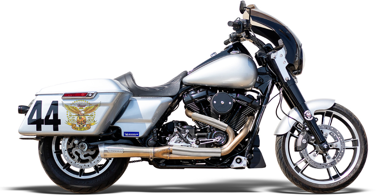Bassani Competition 2 Exhaust System For Harley Touring 2017-2025