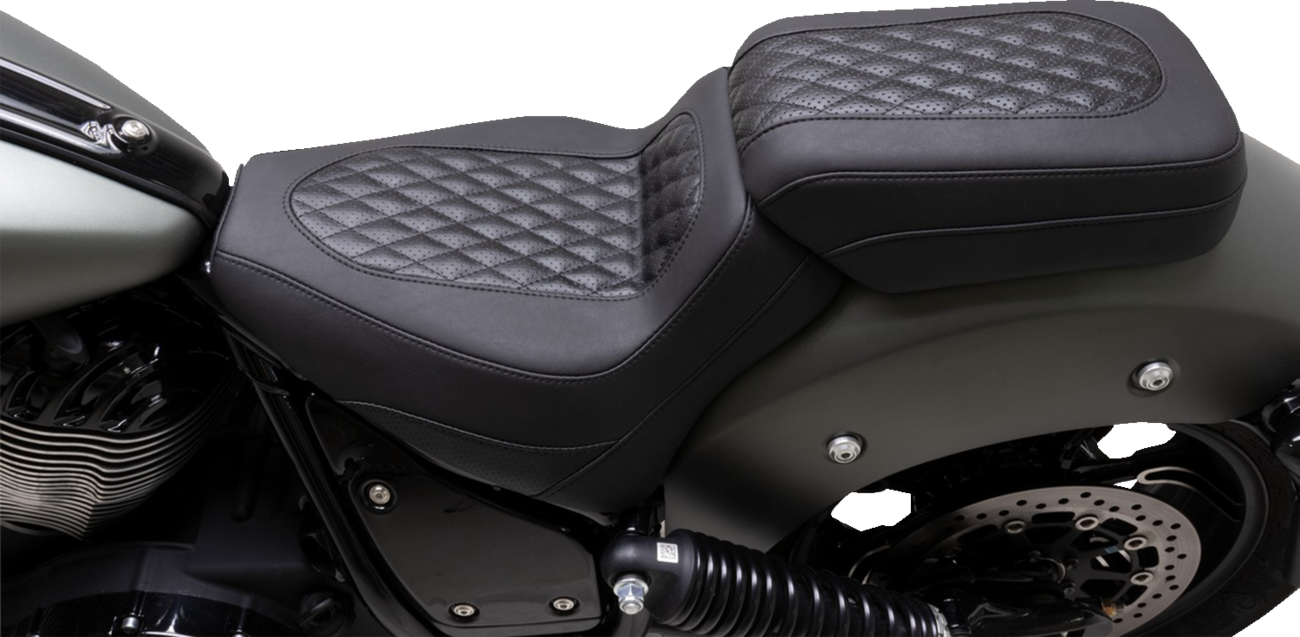 Mustang Squareback Solo Seat For Indian Chief 2022-2025