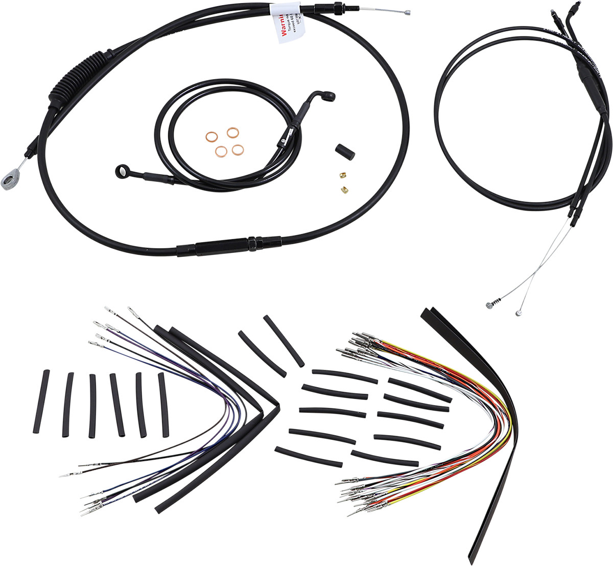 Burly T-Bar Cable Installation Kit For Harley Sportster 2004-2006