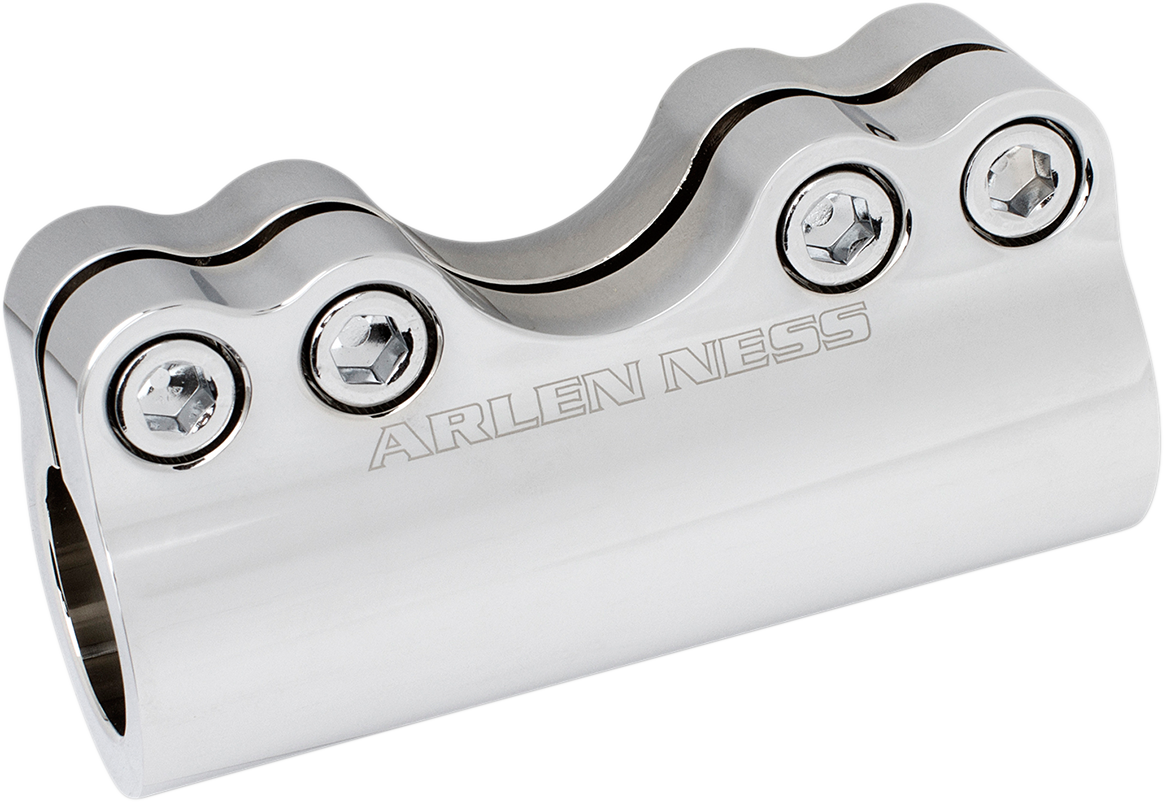 Arlen ness Modular Adjustable Handlebar Clamp - 1-1/4" - Chrome