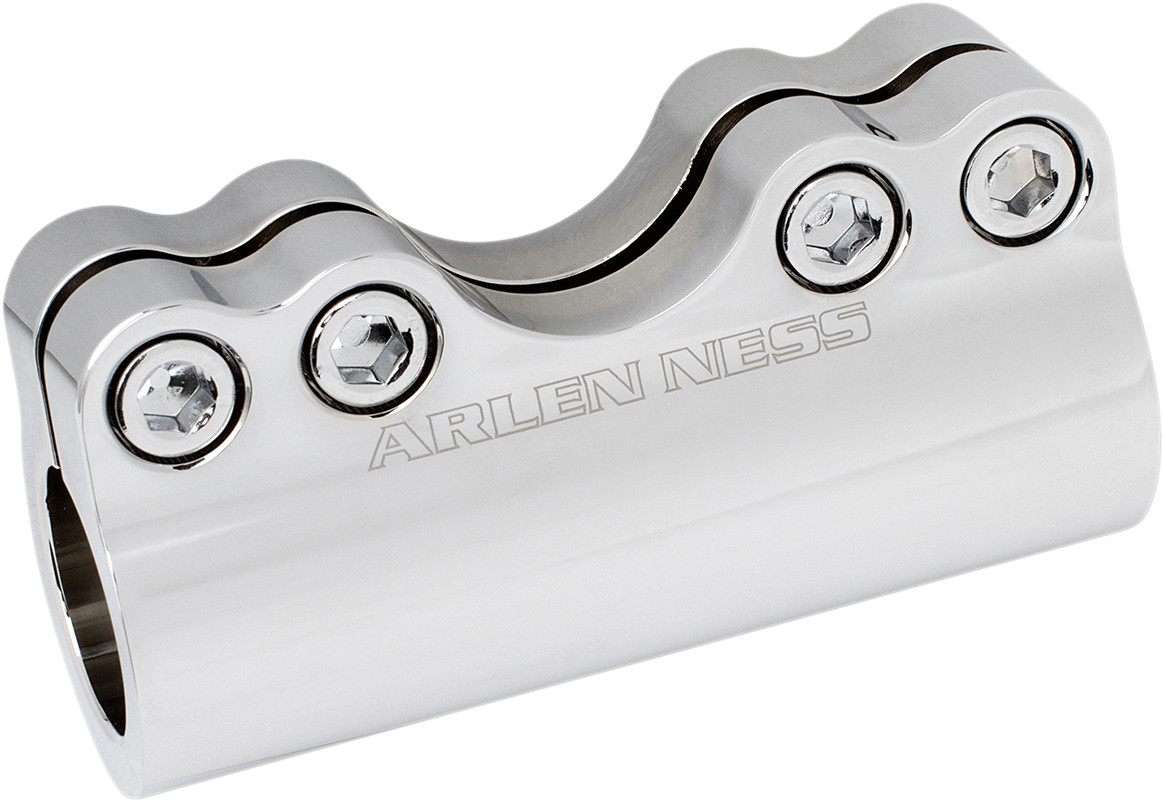 Arlen ness Modular Adjustable Handlebar Clamp - 1-1/4" - Chrome