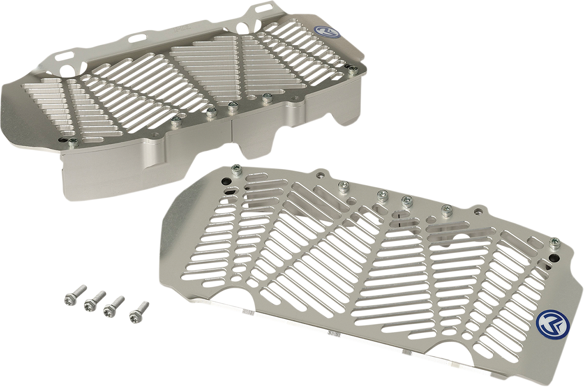 Moose offroad Billet Radiator Guards - Silver - Gas Gas/Husqvarna/KTM