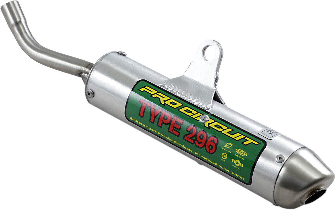 Pro Circuit Type 296 S/A Silencer Husqvarna / Gas Gas / KTM 85cc 2018-2024