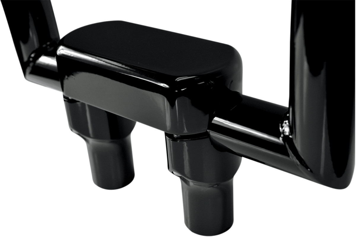 La choppers Hefty Handlebar Riser & Top Clamp Kit - 3" - Black