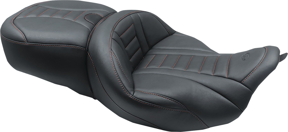 Mustang Super Touring Deluxe Seat For Harley Touring 2008-2025