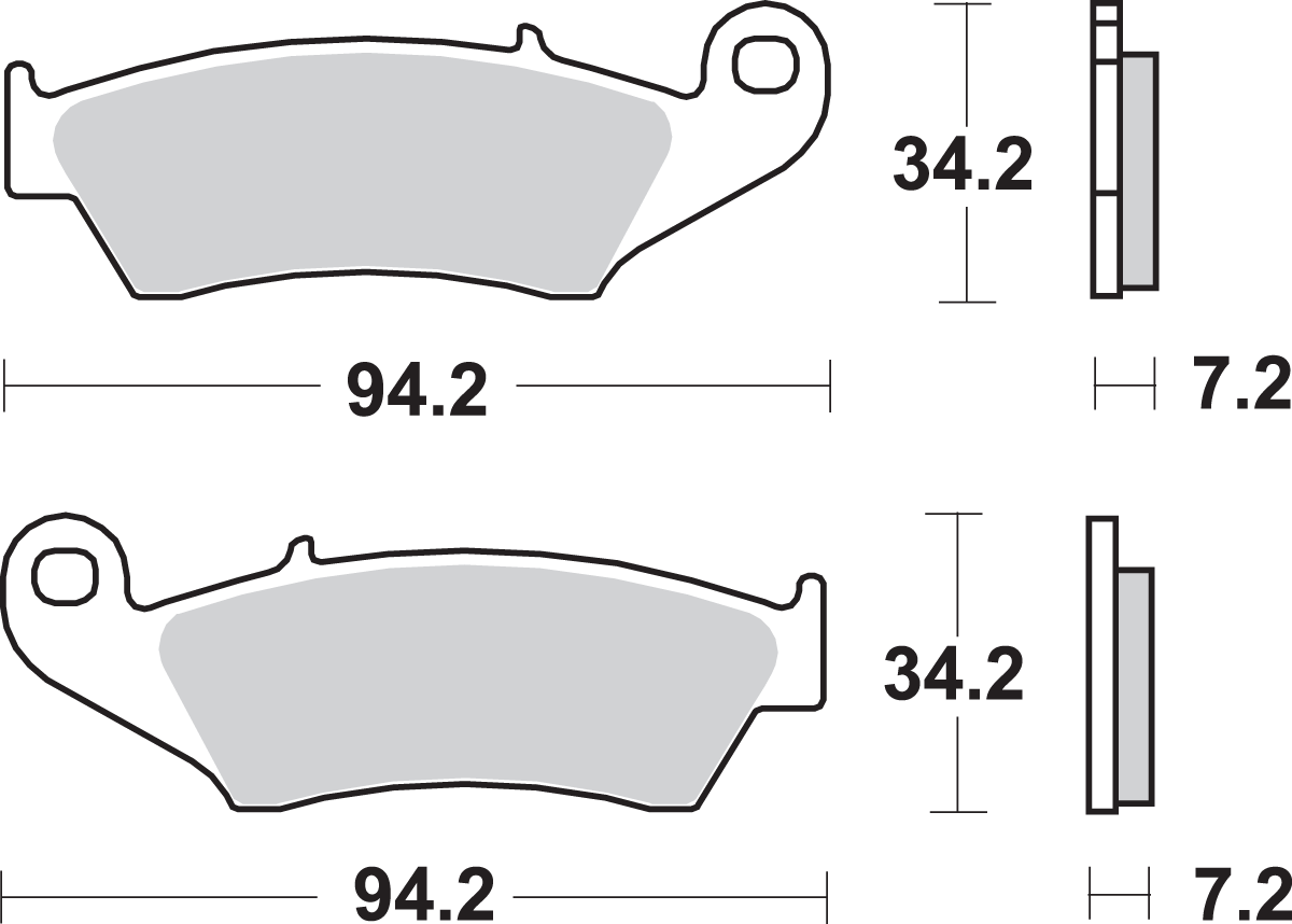 SI Offroad Sintered Brake Pads