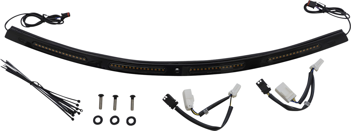 Custom Dynamics Dual Function LED Windshield Trim for Harley Touring 2006-2013