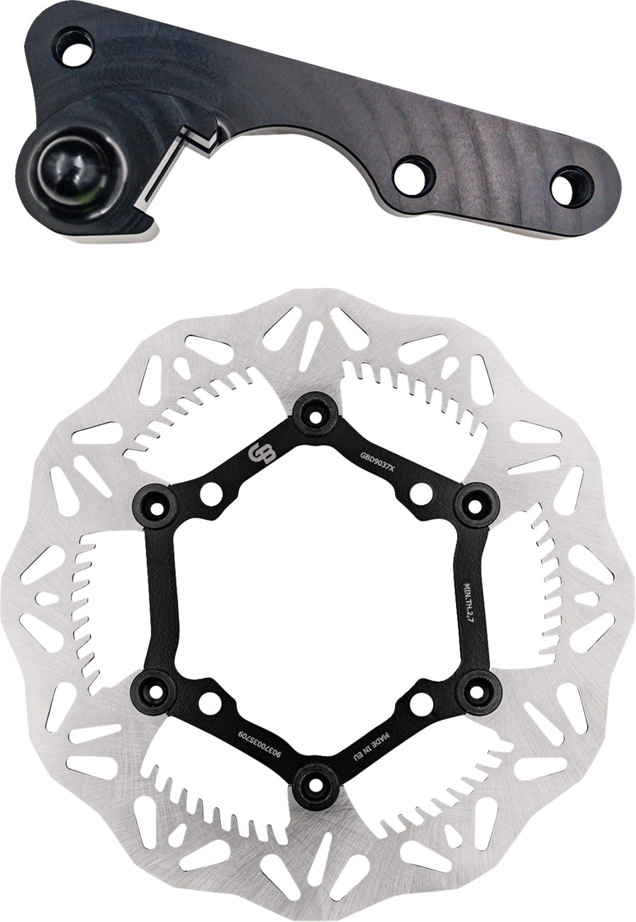 GBRAKES Wave® Brake Rotor Kit With Bracket