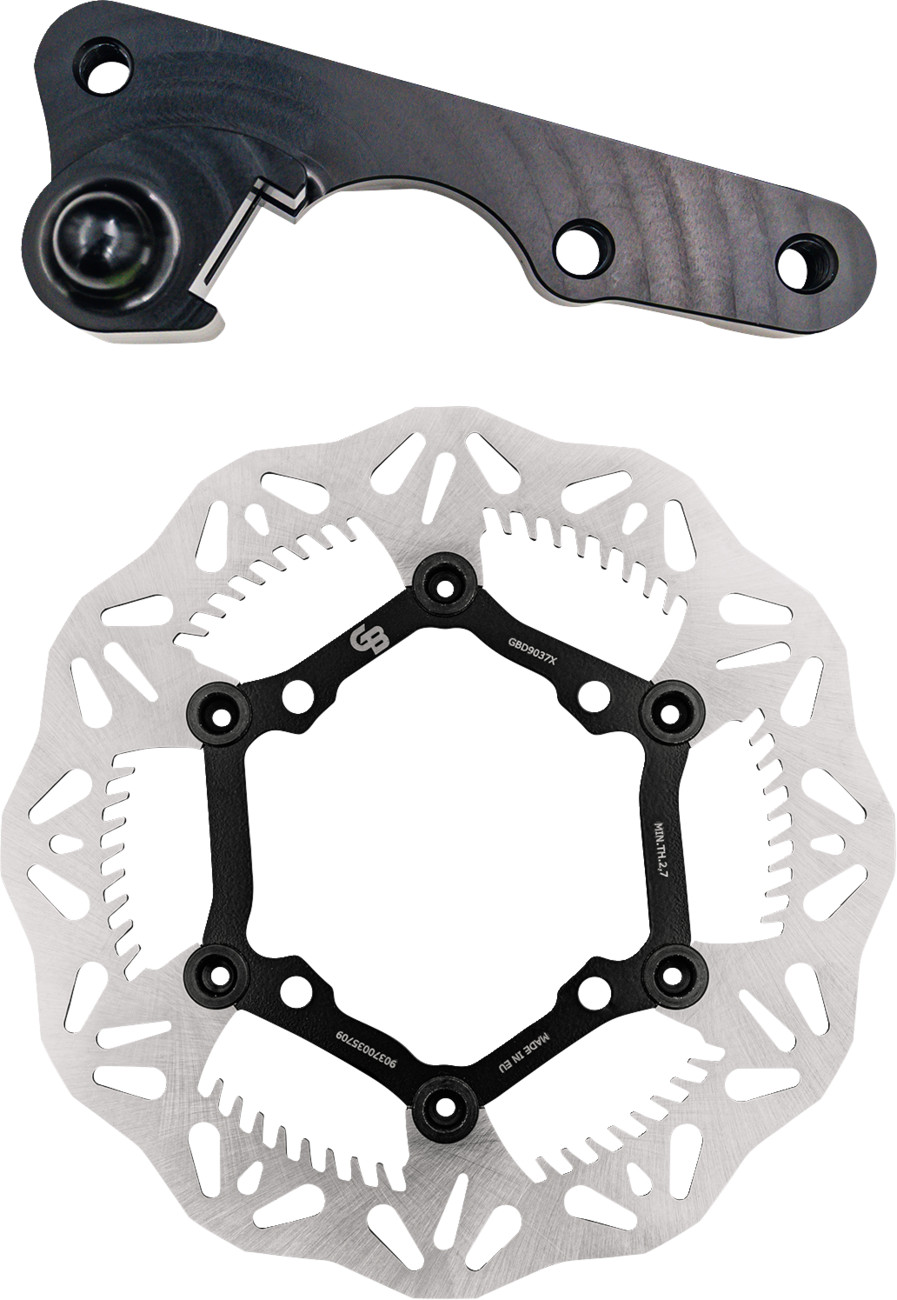 GBRAKES Wave® Brake Rotor Kit With Bracket