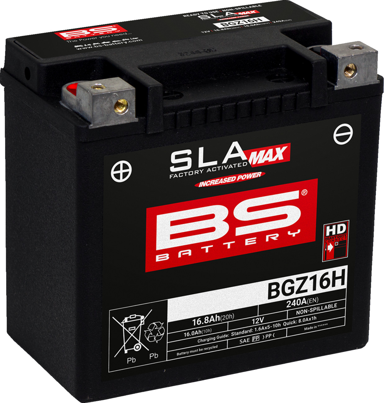 SLA MAX Factory- Activated AGM Maintenance-Free Battery