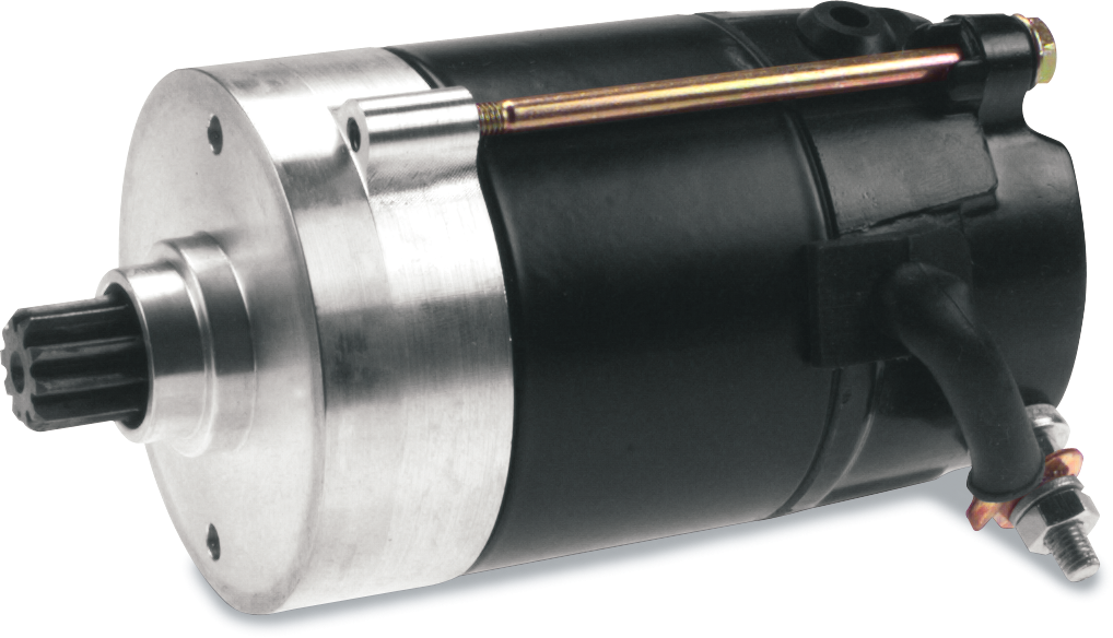 Drag specialties Starter - Black - '74-'76 Big Twin Harley Davidson