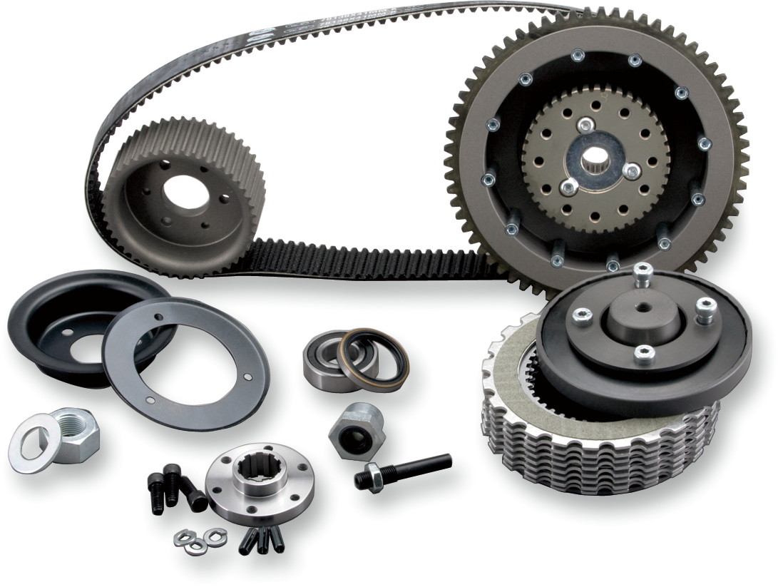 BELT DRIVES LTD. (EVBB-3T-4) 8mm Belt Drive with Quiet Clutch System | 1-1/2" Belt Drive - 4-Speed