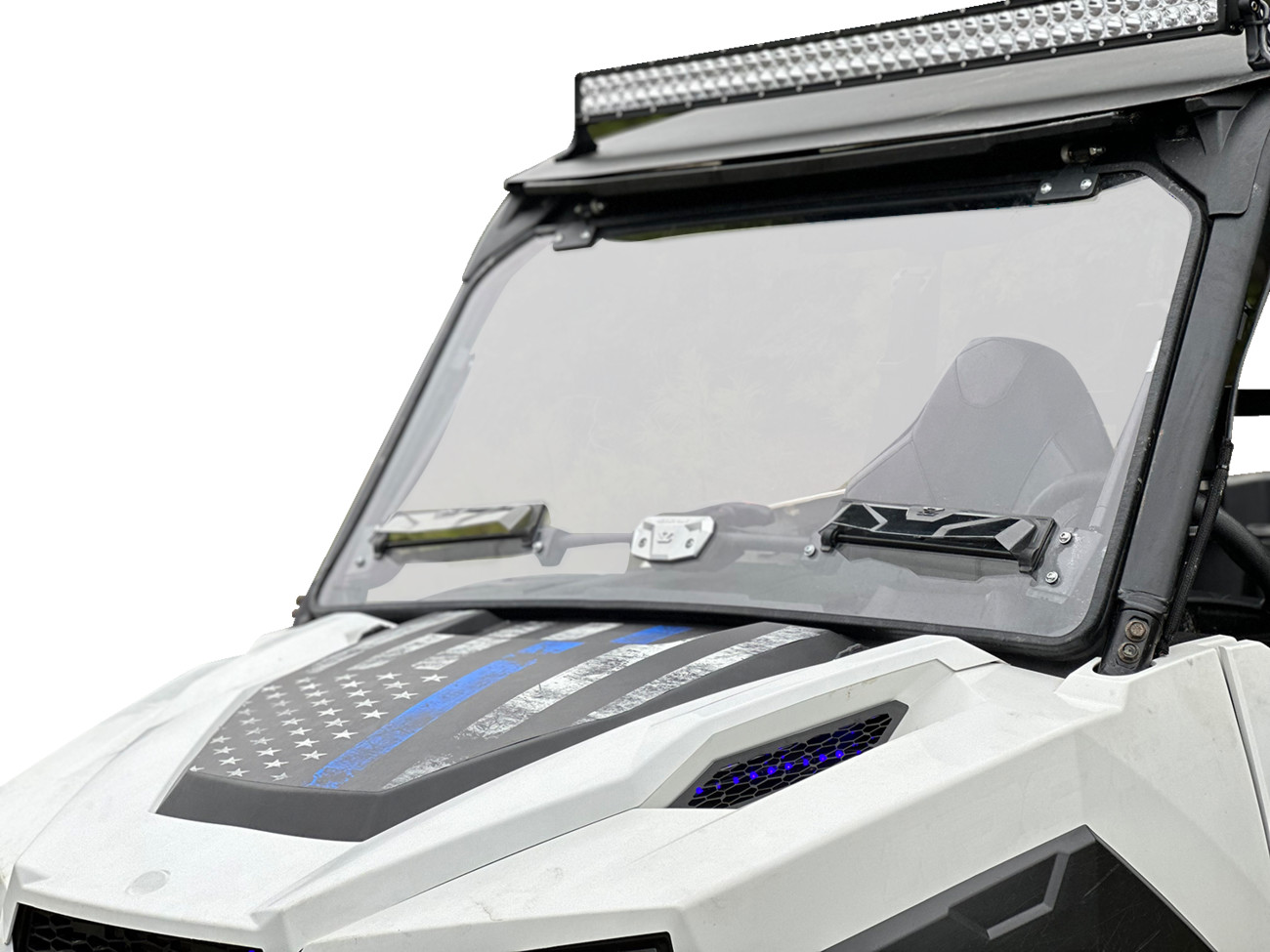 Seizmik Flip-Up Windshield With Vents Polaris General 2016-2024