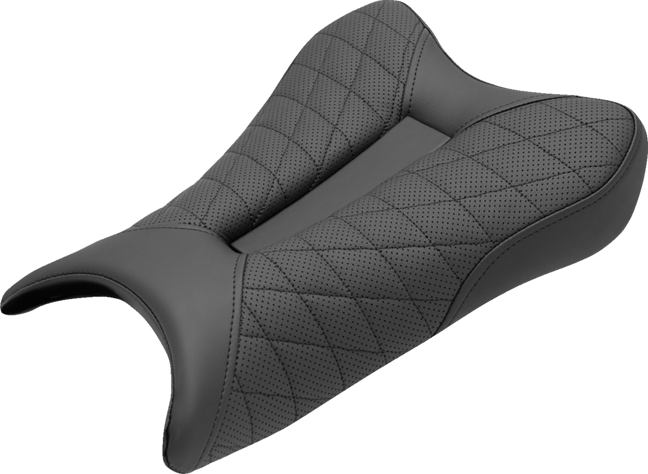 SADDLEMEN Track Lattice Stitch Seat — Solo Seat