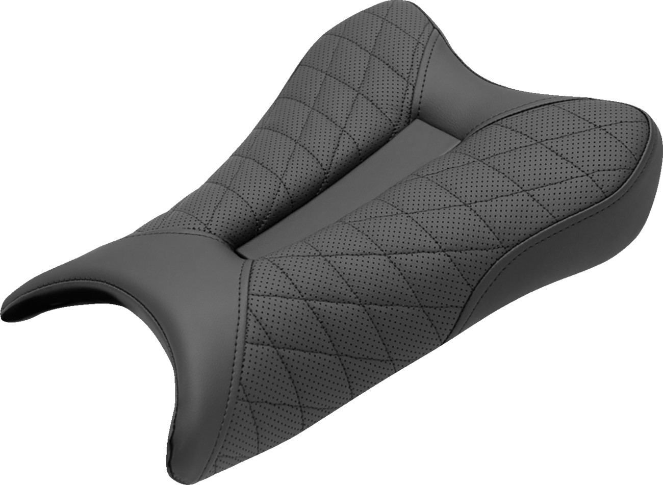 SADDLEMEN Track Lattice Stitch Seat — Solo Seat
