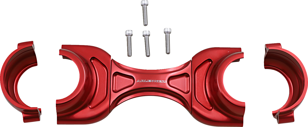 Arlen ness Method Fork Brace - 49 mm - Red Harley Davidson