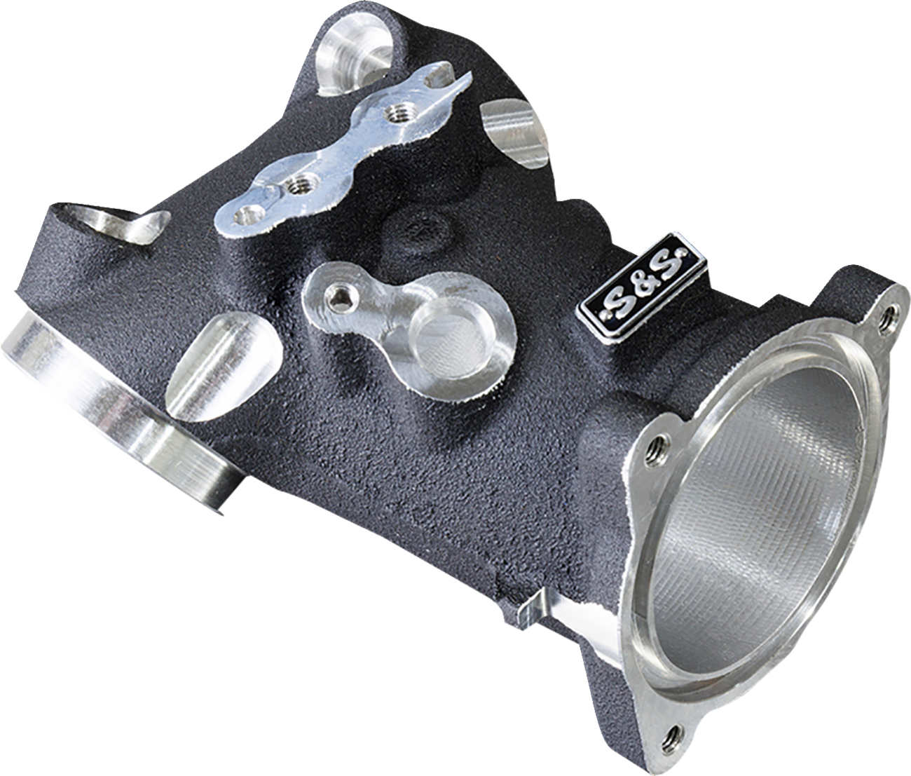 S&S Cycle Premium 55mm CNC Ported Manifold For Harley Milwaukee-Eight 2017-2025