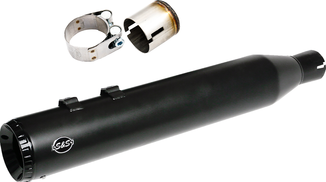 S&S Cycle 2 Into 1 Swindler 4.5" Muffler Kit For Harley Touring 2017-2025