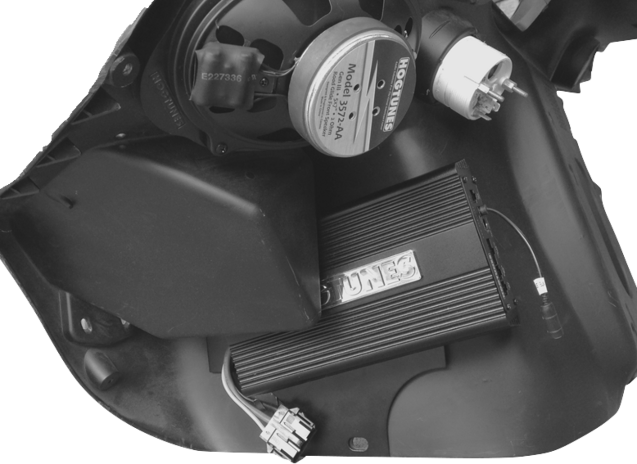 Hogtunes Road Glide Amplifier Adapter For Harley Road Glide 1998-2013