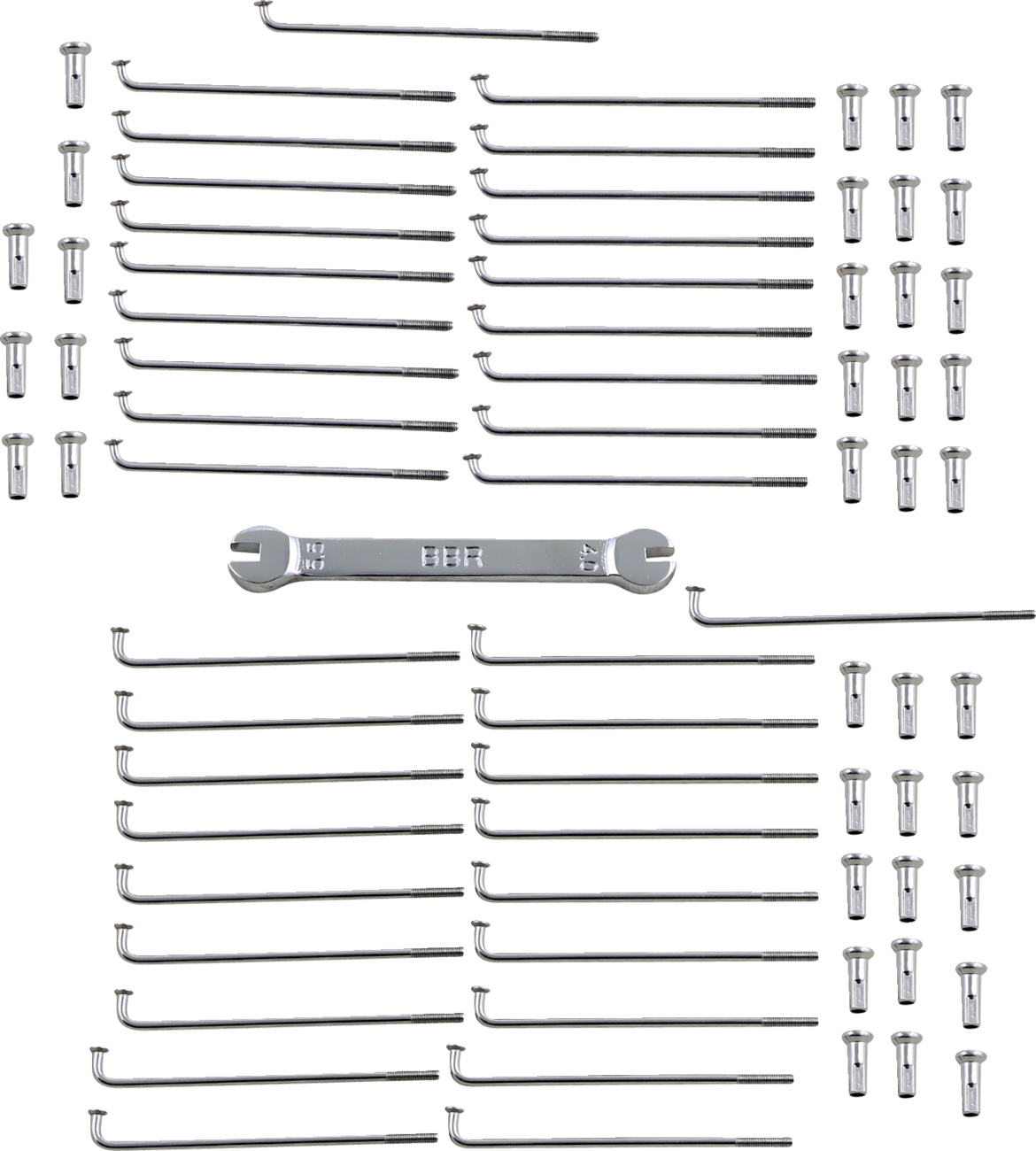 BBR MOTORSPORTS Large Diameter Spokes with Nipples