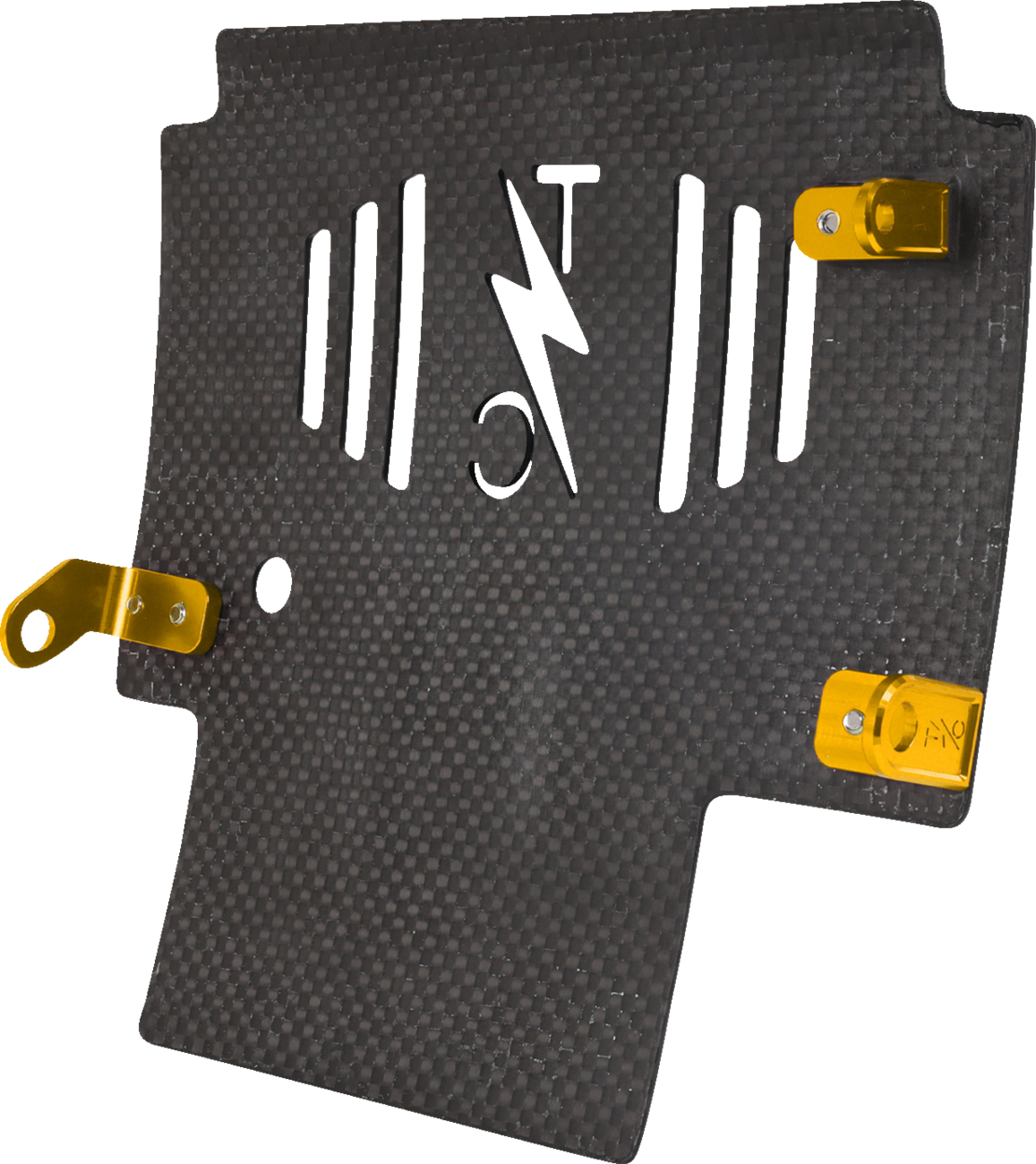 Thrashin supply co. Skid Plate - Carbon Fiber/Forged - With Gold Brackets - FLHX/FLTRX 2024-2024 Harley Davidson FLTRX Road Glide / 2024-2024 Harley Davidson FLHX Street Glide