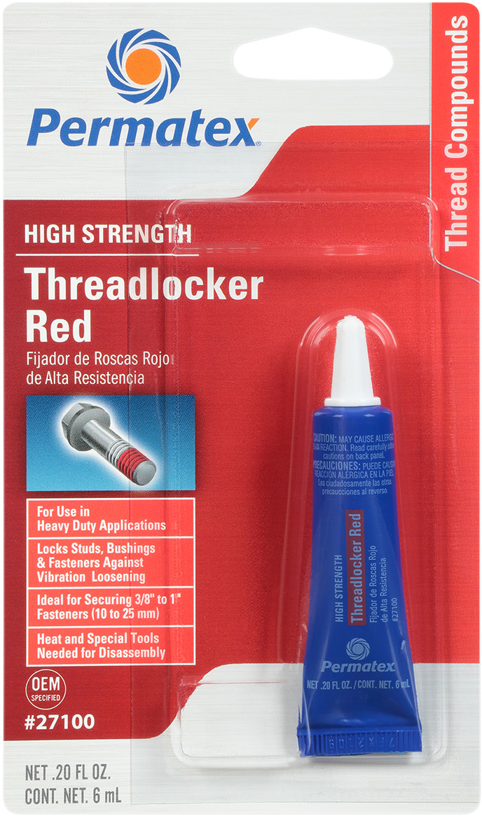 PERMATEX Threadlocker Red