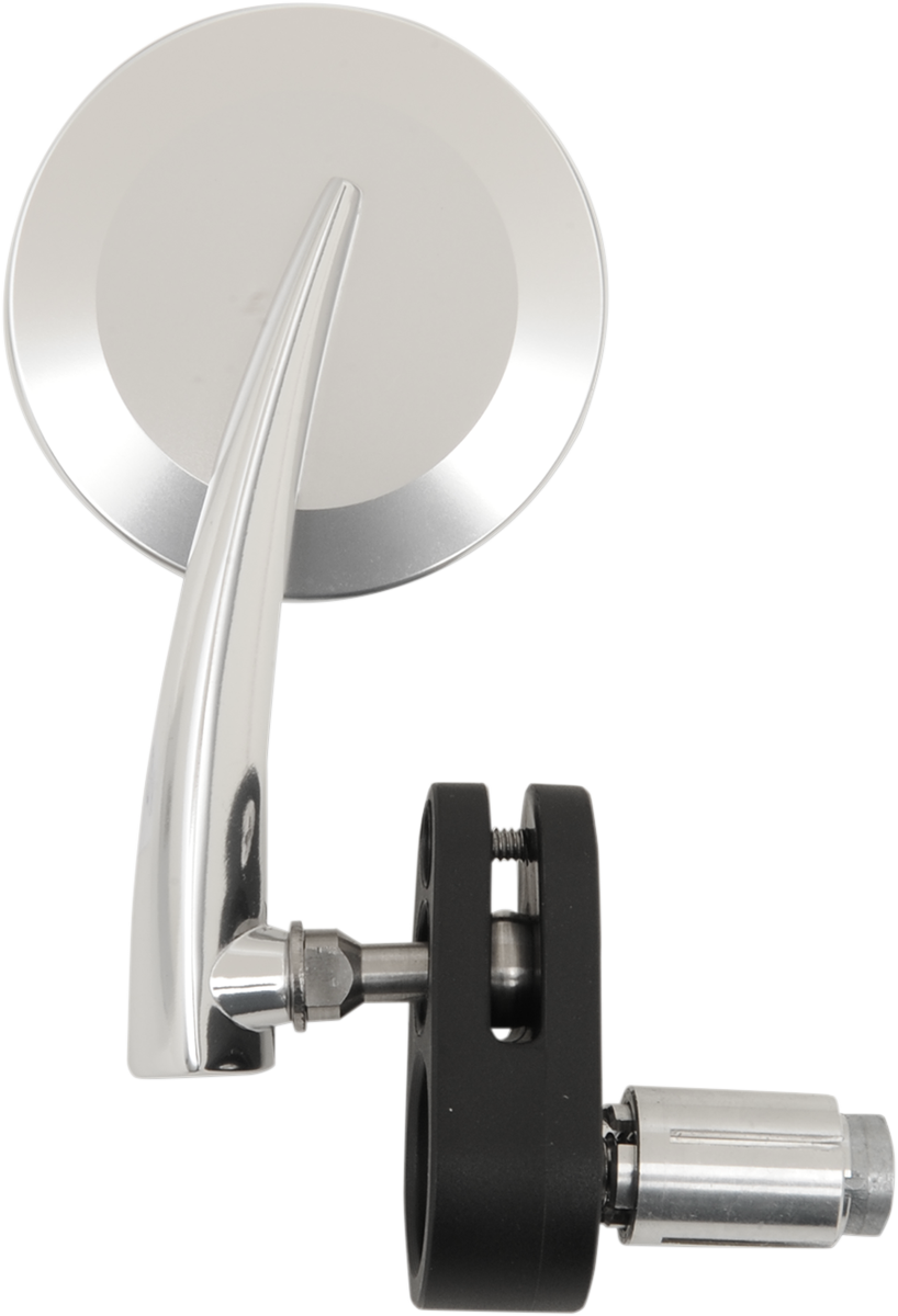 Emgo Mirror - Side View - Round - Polished - Right