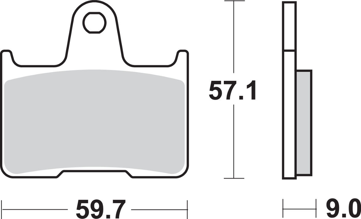 SBS LS Sintered Rear Brake Pads 765LS