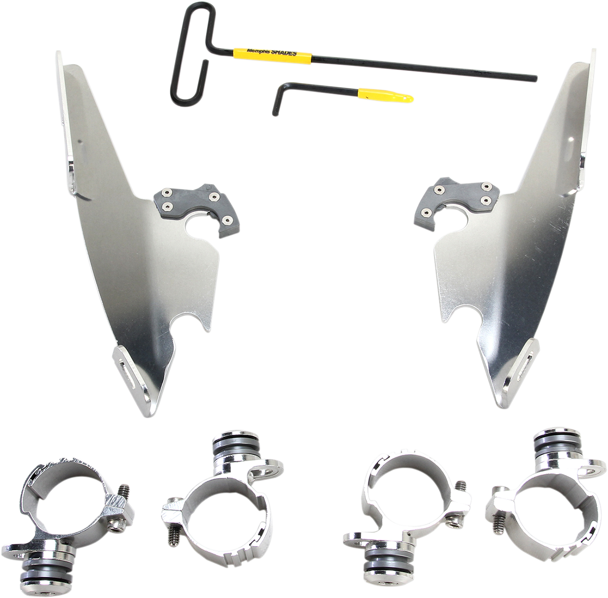 MEMPHIS SHADES Fats/Slim Windshield Trigger-Lock Complete Mount Kit