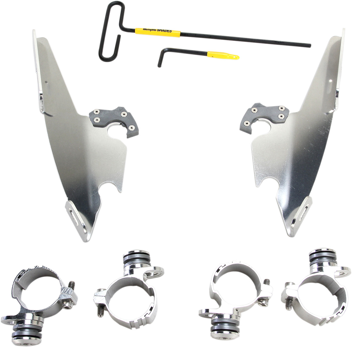 MEMPHIS SHADES Fats/Slim Windshield Trigger-Lock Complete Mount Kit