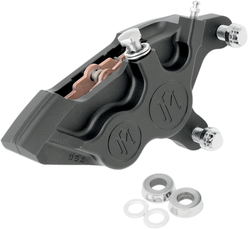 Performance Machine Four-Piston Differential-Bore Front Calipers For Harley 2000-2017