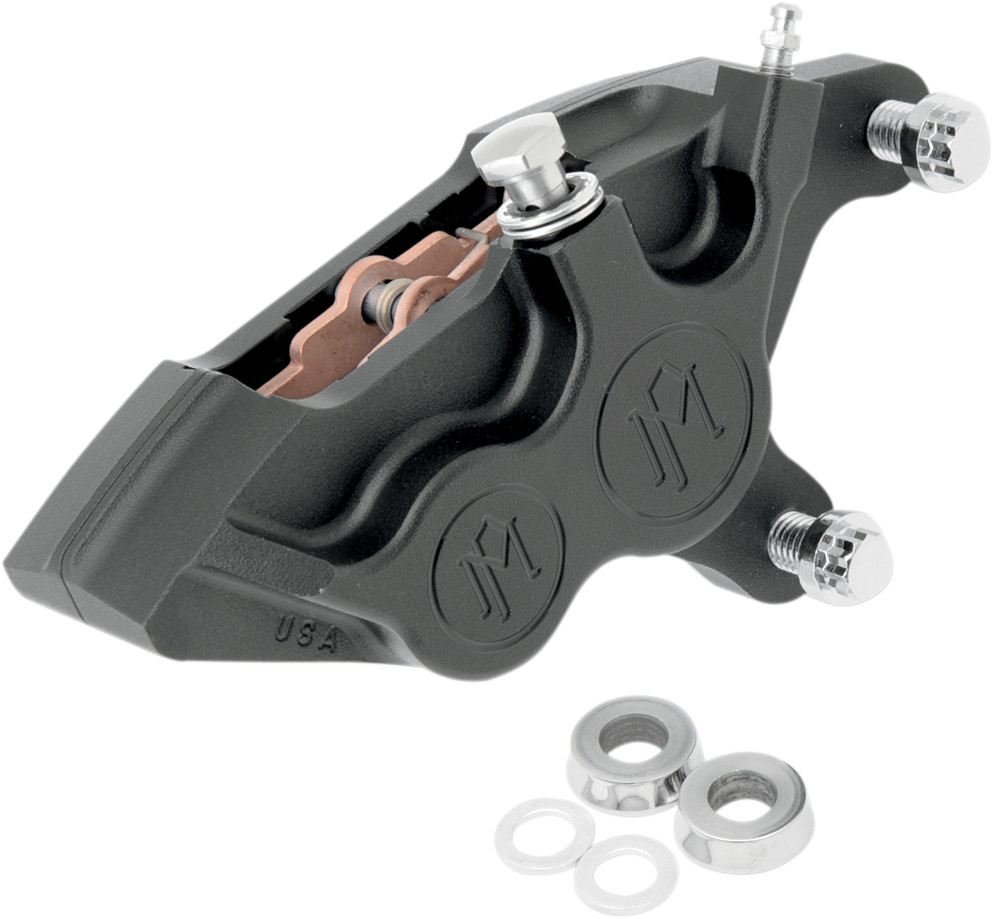 Performance Machine Four-Piston Differential-Bore Front Calipers For Harley 2000-2017