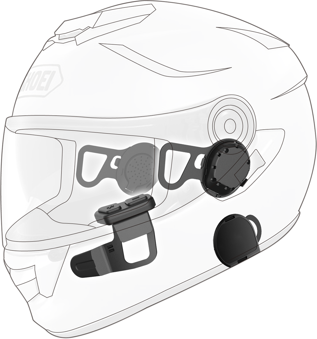 Sena 10u Shoei Arai Bluetooth Stereo Headset Communicator