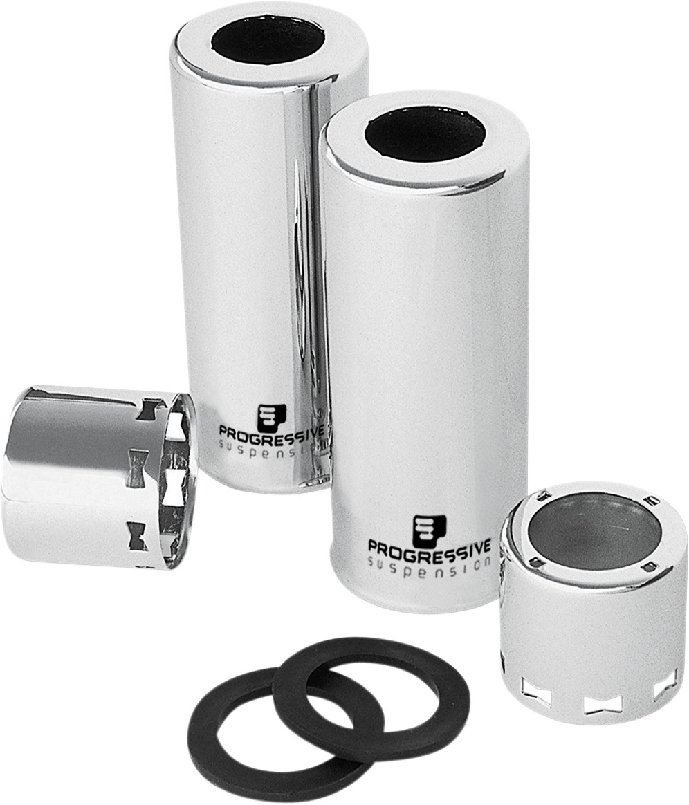 PROGRESSIVE SUSPENSION Chrome Shock Cover Kit