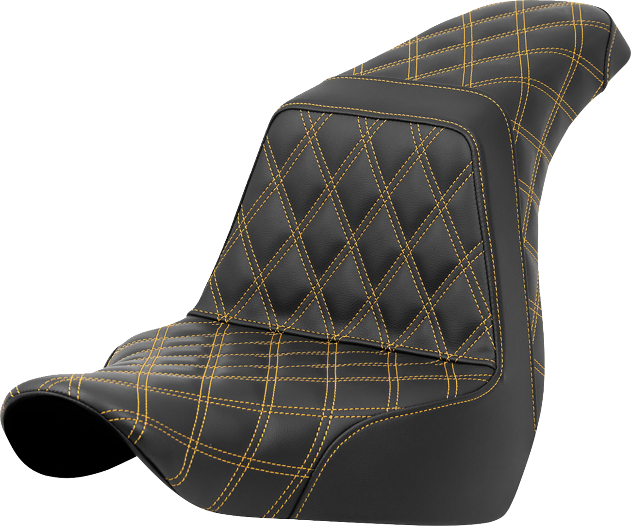 Saddlemen 818-29-17507 Step-Up Seat Gold Lattice Stitch FXLR FLSB 18-21