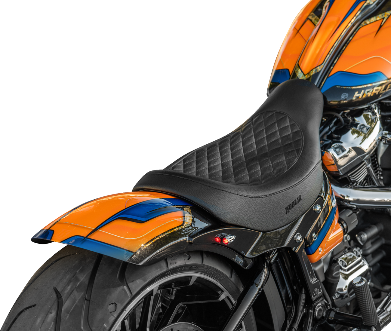 Kodlin usa Fender - Rear - Raw - FLFB/FXBR Harley Davidson