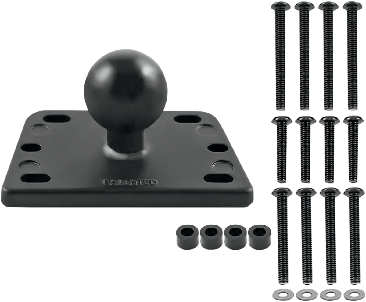 Ram mounts Brake/Clutch Reservoir Cover Mount Base with 1" Ball - Square