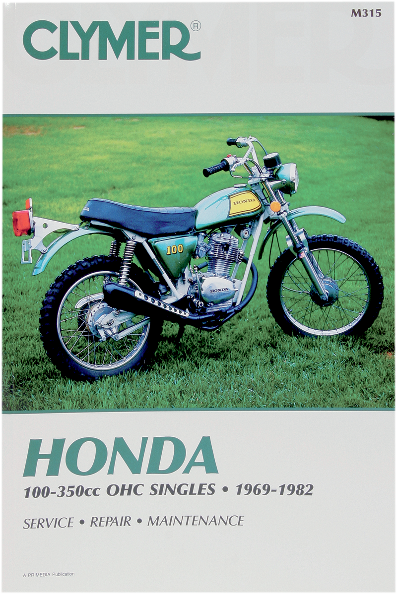Clymer Motorcycle Repair Manual — Honda