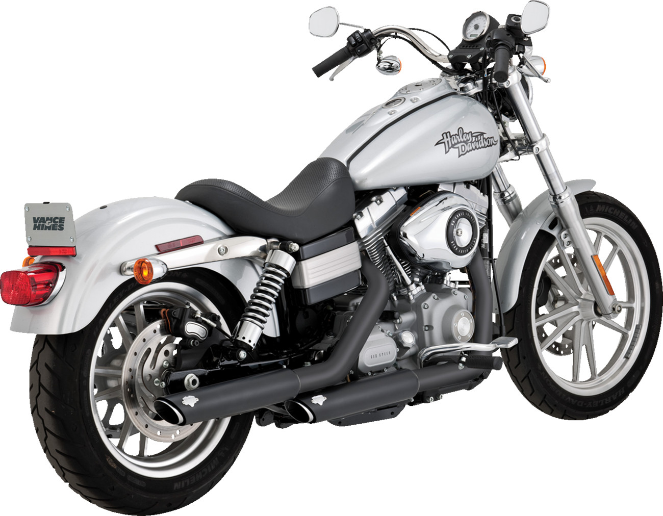 VANCE & HINES 3" Twin Slash Slip-On Mufflers