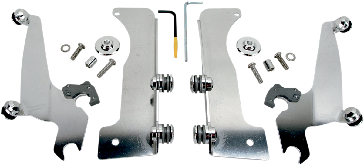 Memphis Shades Metric Sportshield Trigger-Lock Mount Kit Yamaha XV1900 Roadliner / Stratoliner