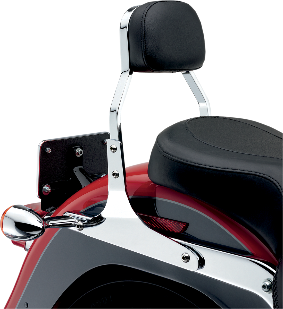 Cobra Standard Square Sissy Bar with Pad For Harley Dyna 2006-2017