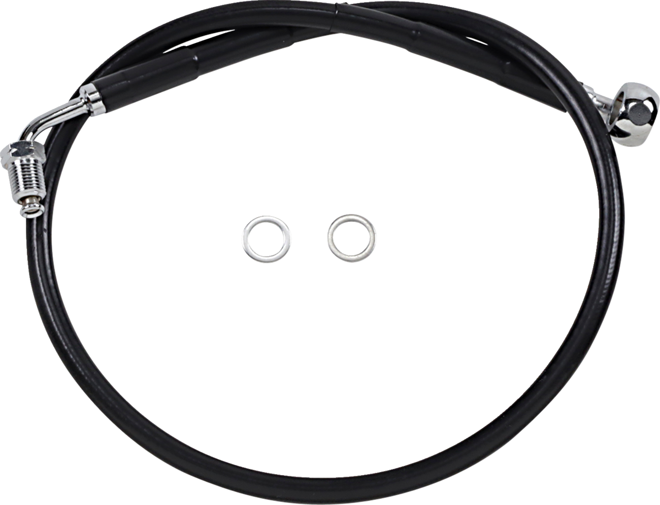 Drag Specialties Extended Length Stainless Steel Brake Line