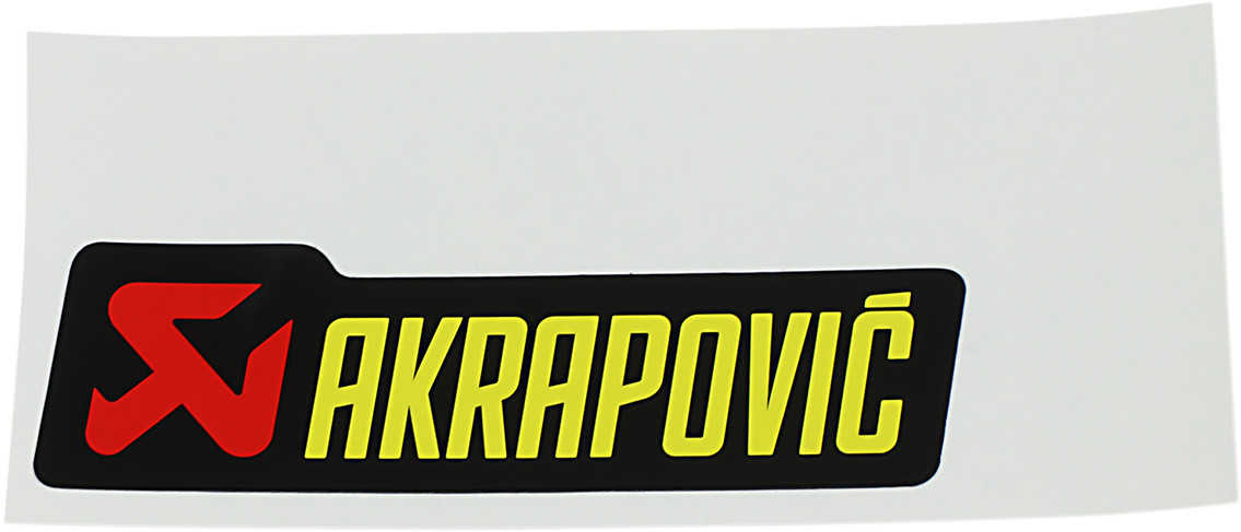 AKRAPOVIC General Replacement Sticker
