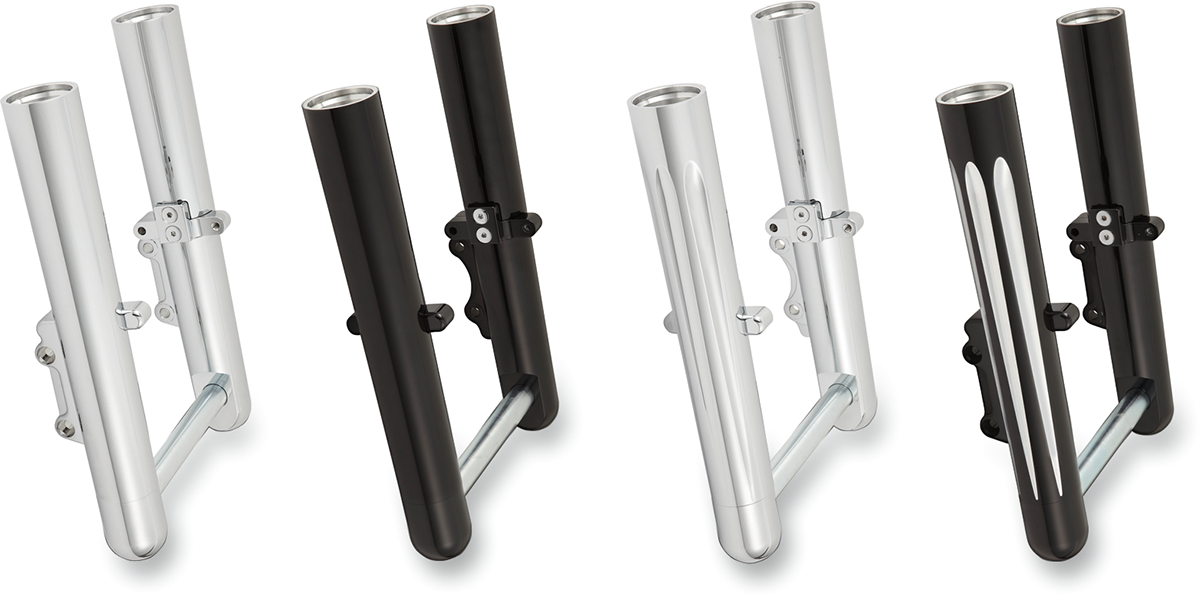 Arlen Ness Deep Cut Hot Legs Fork Lower Set For Harley Touring 2000-2007