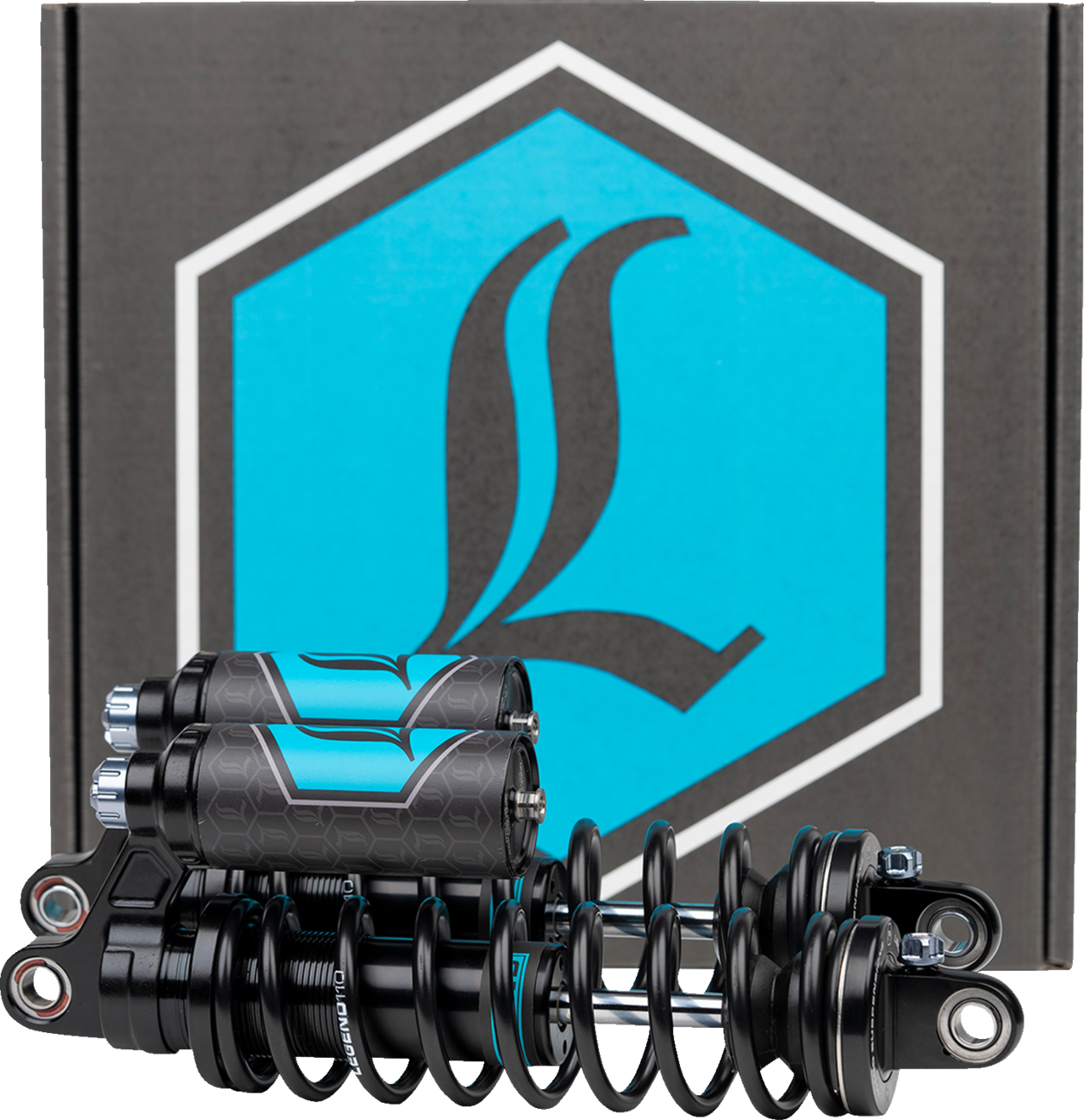 Legend Suspension REVO-ARC Piggyback Reservoir Shocks For Harley Dyna 1999-2017