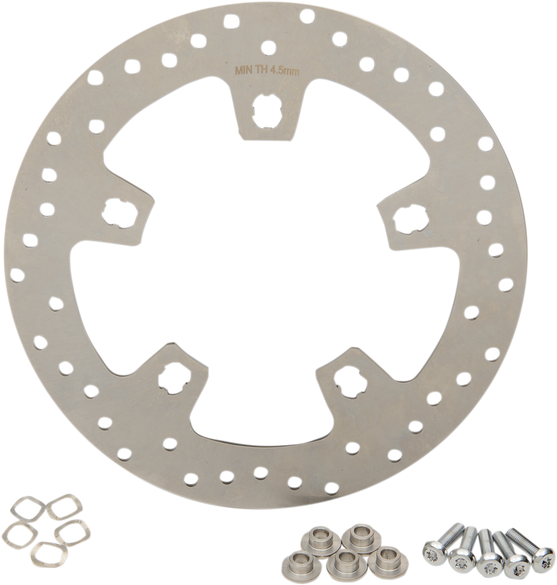 Drag specialties Front Rotor - 11.5" - Stainless Steel Harley Davidson