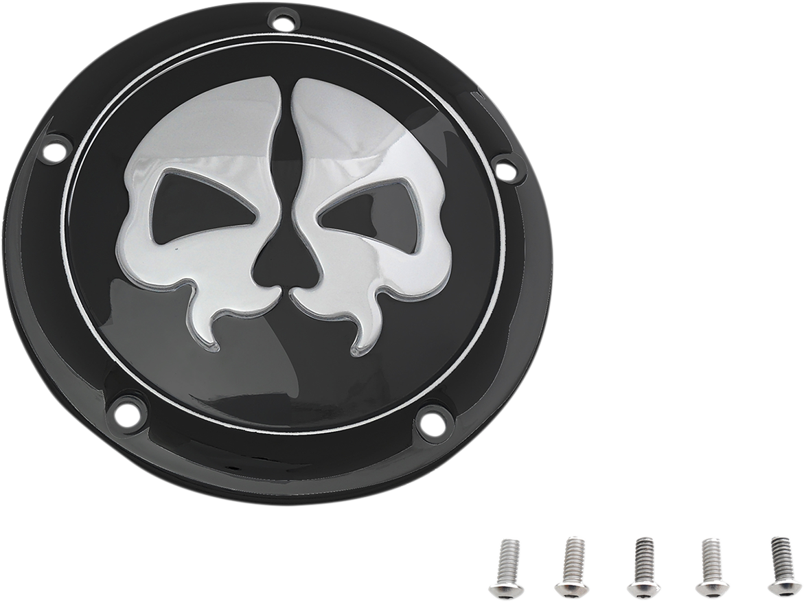 Drag Specialties Split Skull Derby Cover