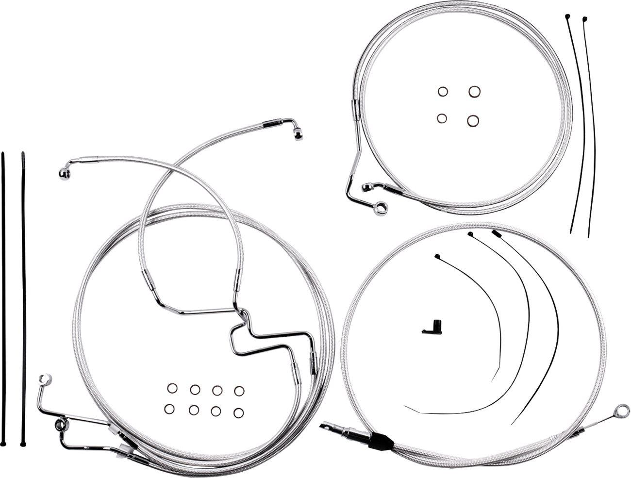 Magnum shielding Sterling Chromite II® Designer Handlebar Installation Kit - 8" - '21-'23 FLTR 2021-2023 Harley Davidson FLTRXS Road Glide Special / 2021-2023 Harley Davidson FLTRX Road Glide / 2021-2023 Harley Davidson FLTRK Road Glide Limited