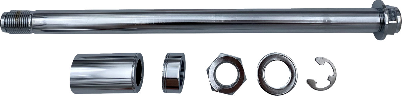 Drag specialties Axle Kit - Rear - Chrome - '18-'25 Breakout/Fat Boy Harley Davidson